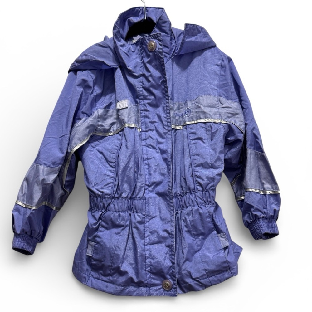 OshKosh B'gosh Kids blue Raincoat with hoodie size 4